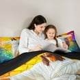 thumbnail image 5 of jejeloiu Colorful Glass Full Size Comforter Sets,Merry Christmas Bedding Comforter Set,God Bedding Sets For Adults,Super Cozy Room Decor Reversible,3pcs, 5 of 8