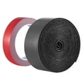 thumbnail image 2 of Choco Moon 15ft x 2" Hook Loop Tape and 16.4ft x 0.94" Double-Side Strips, Perfect for Home and Tool Room, Black + Red, 2 of 11