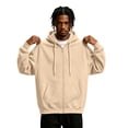 thumbnail image 2 of Mens Fleece Hoodie Full Zip Hooded Sweatshirt Big and Tall Long Sleeve Oversized Solid Color Casual Jacket Front Pockets, 2 of 9