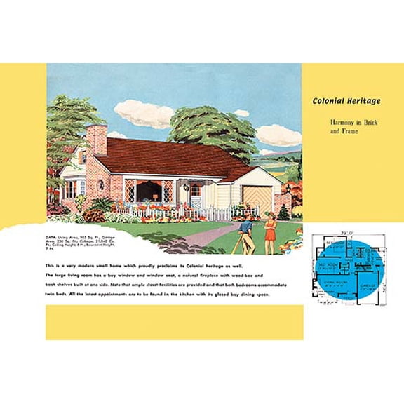 Colonial Heritage Fine art canvas print (20" x 30")
