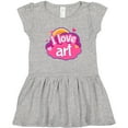 thumbnail image 3 of Inktastic Artist I Love Art Girls Toddler Dress, 3 of 5