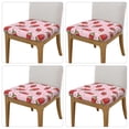 thumbnail image 2 of Uemuo Watermelon Ice Cream Pattern Waterproof Square Couch Cushion Covers, Magic Sofa Covers Washable, Stretch Sofa Seat Cushion Slipcovers, 2 of 9