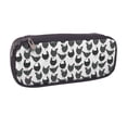 thumbnail image 2 of Lsque Retro Rooster Printed Big Capacity PU Leather Pencil Case Large Pencil Pouch Stationery Pen Bag Pencil Holder for Teen, 2 of 6