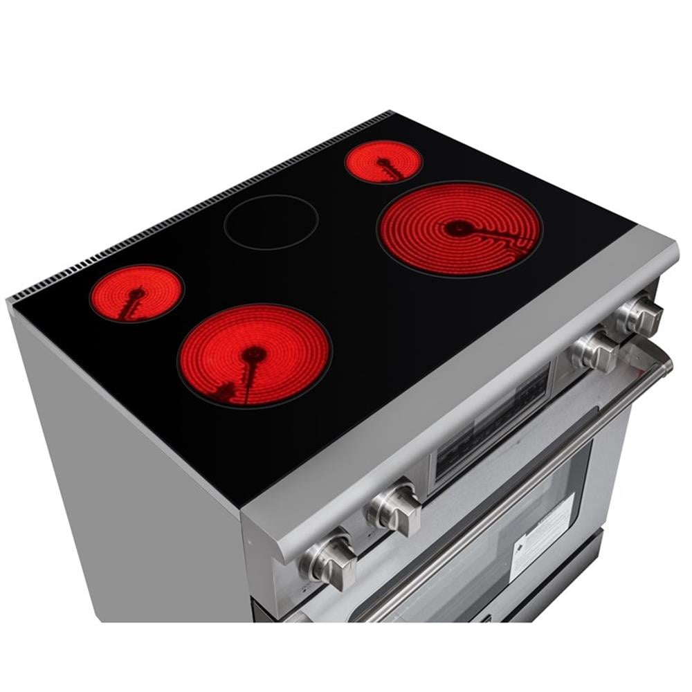 Pemberly Row 36" Electric Professional Range with Tilt Panel & Digital controls