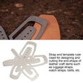 thumbnail image 3 of Leather Corner Cutting Ruler, Leather Cutting Template Rustproof High Accuracy Easily Cut Professional Stainless Steel  For Leather Craft, 3 of 8