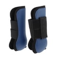 thumbnail image 1 of 1 par de Botas de pierna de caballo Sunnimix Envolturas de pierna de caballo Pie delantero azul oscuro, 1 of 8