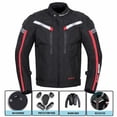 thumbnail image 1 of Chaqueta de Moto impermeable para hombre, ropa de protección de carreras a prueba de frío, color negro, otoño e invierno, novedad, 1 of 4