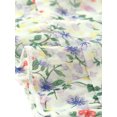 thumbnail image 5 of INSPIRE CHIC Robe à Fleurs pour Femme à Manches Longues, Taille Élastique, Ourlet à Volants, avec Ceinture, 5 of 5