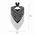 thumbnail image 3 of rhinestone bandana Fringe bandanas for women rhinestone bandana Western Bling Sparkly Bandanas 1 pack,One Size, 3 of 5