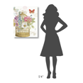 thumbnail image 4 of Global Gallery's 'Rainbow Seeds Romantic Birdcage II' By Lisa Audit Stretched Canvas Wall Art, 4 of 4