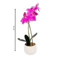 thumbnail image 3 of Planta Artificial Mainstays 42 x 10 x 10 cm Orquidea Rosa con Maceta, 3 of 4