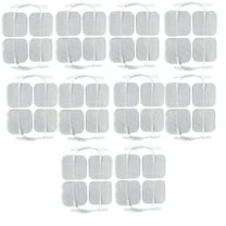 TENS Electrodes Compatible with TENS 7000, TENS 3000 - 40 Premium 2"x 2" Wired Replacement Pads for TENS Units