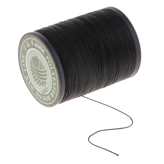 1 Spool 220 Meters 0.4mm Round Polyester ed Thread Sewing Stitching Leather Crafts 8