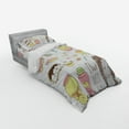 thumbnail image 3 of Ambesonne Saying Bedding Set 4 Pcs, Girl with Sweets, Queen, Multicolor, 3 of 3