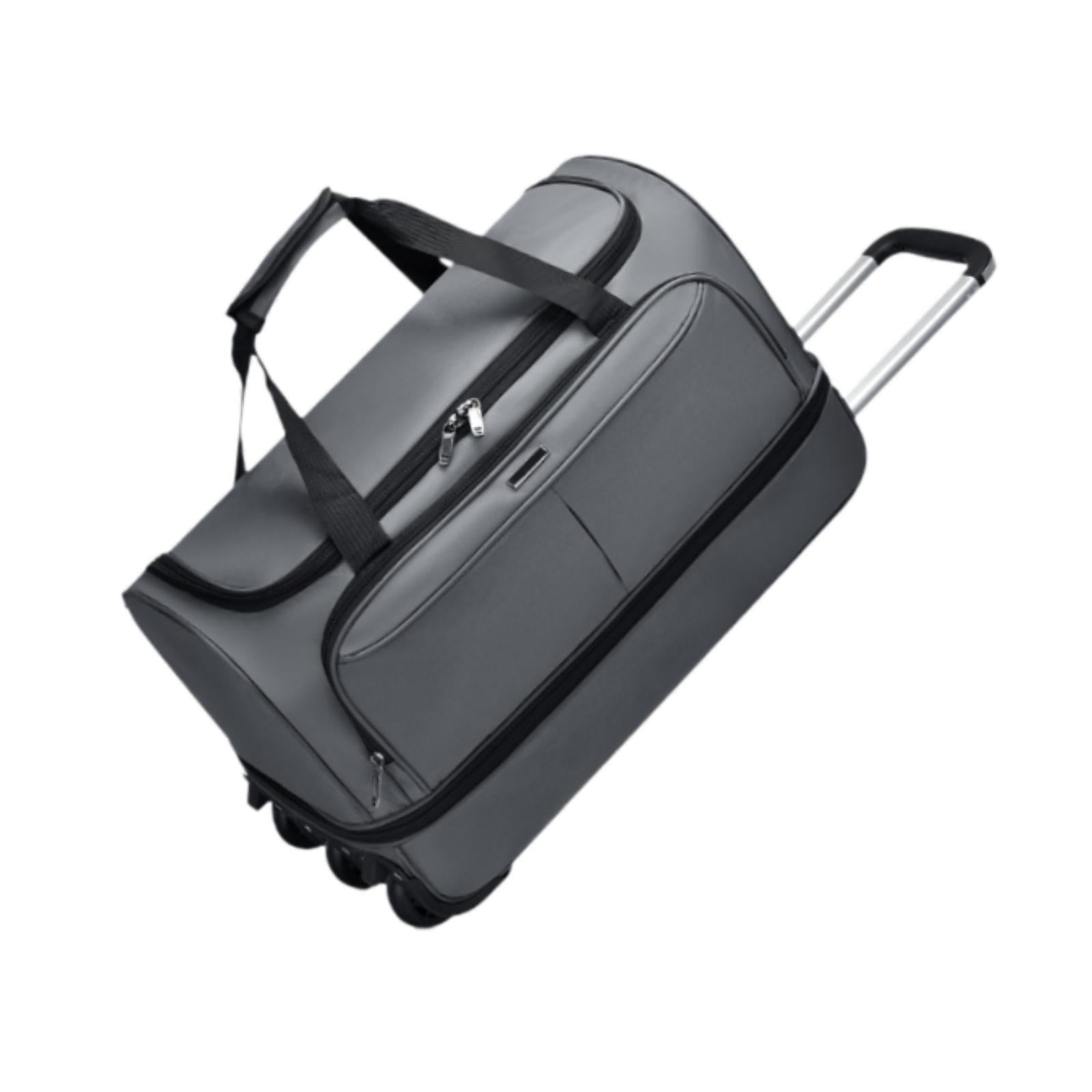 Wzmzjy Wheeled Duffel Bag Suitcase Handbag Telescoping Handle Multifunctional Rolling M