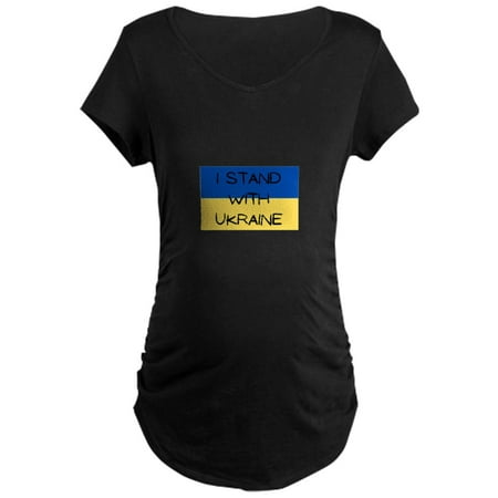 

CafePress - I Stand With Ukraine Maternity T Shirt - Maternity Dark T-Shirt