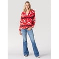 thumbnail image 3 of Wrangler Americana Fleece Zip Retro - Ladies Hoodie  - 112335651, 3 of 4