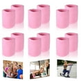thumbnail image 1 of Shengyu 6 Pieces Polyester Wrist Braces Unisex Double Layer Adjustable Support Sports Football Basketball Running Protector Pink 1Set, 1 of 6