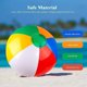 thumbnail image 5 of Pelota inflable de playa clásica de color arco iris, 12 pulgadas (10 piezas) Incluye bomba, 5 of 7