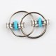 thumbnail image 2 of Llavero Metal Cadena Bicicleta Antiestrés Fidget Hand Spinner Toys (claro) Azul, 2 of 9