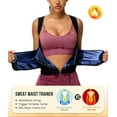 thumbnail image 3 of MANIFIQUE Sauna Suit for Women Waist Trainer Vest for Women Sweat Tank Top Shaper for Women with Zipper, 3 of 5