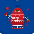 thumbnail image 4 of Inktastic Robot Little Brother Boys Baby Bib, 4 of 4