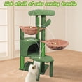 thumbnail image 4 of Árbol para Gatos Wang Xin de Tres Niveles con Condominio para Gatos y Dos Hamacas, 4 of 7