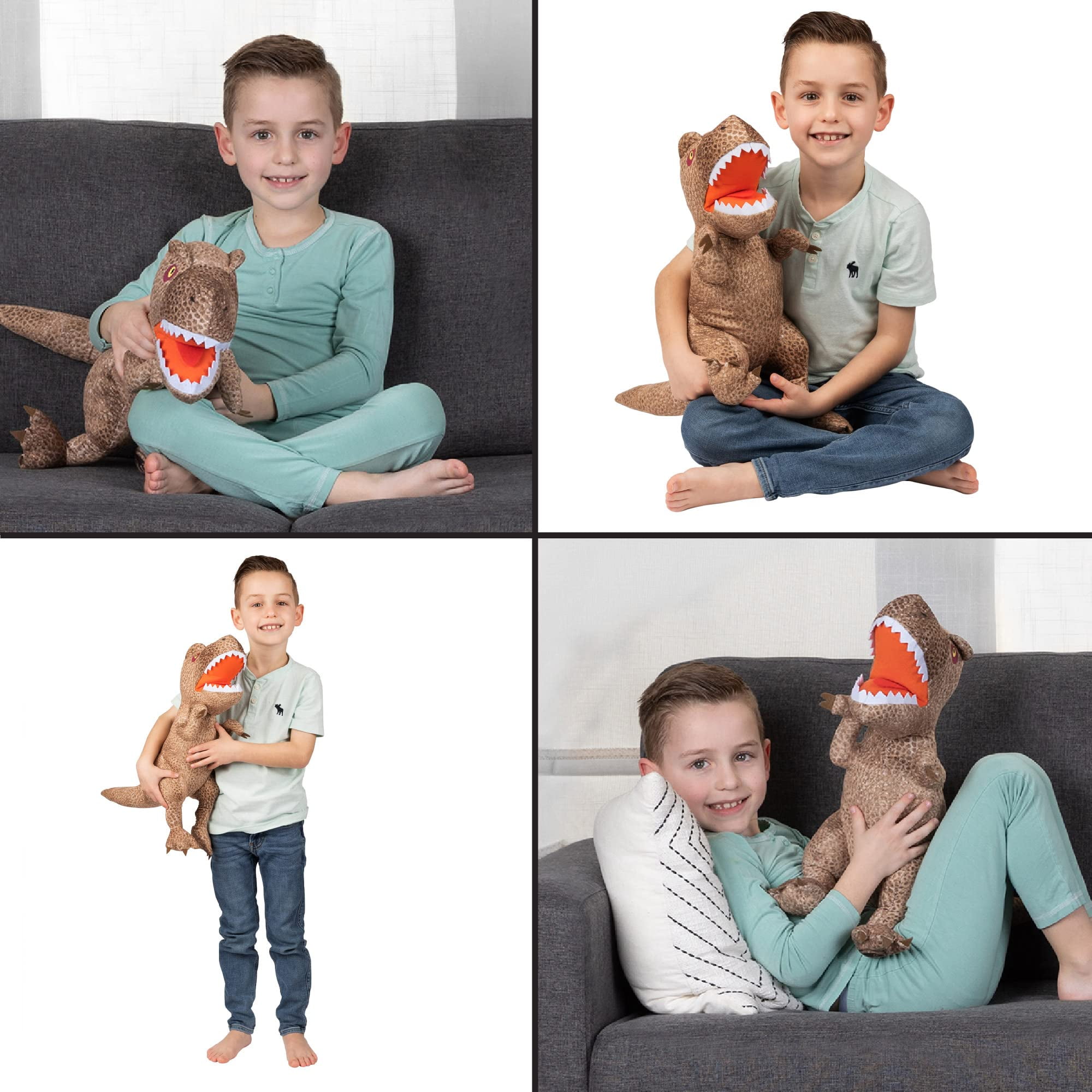 Jurassic World Tyrannosaurs Rex, T-Rex Dinosaur Plush Large Pillow