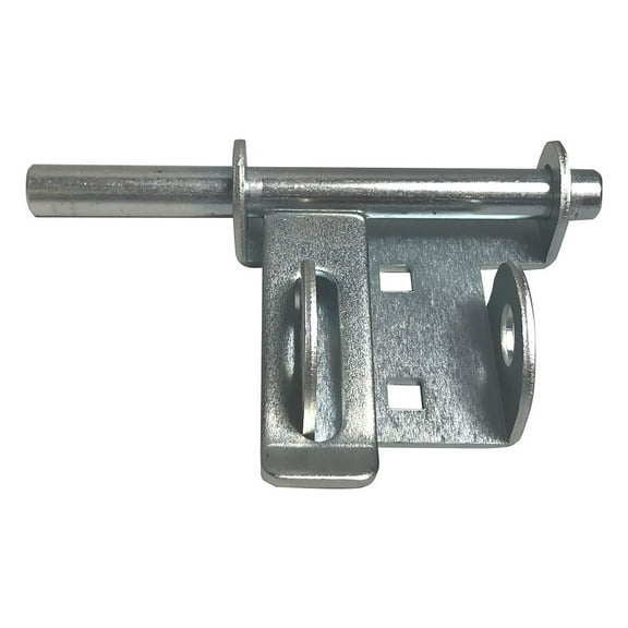 GarageDoorProject Heavy Duty Security Slide Bolt Latch 1/2 Inch Bolt Commercial-Grade Zinc Plated Steel  GarageDoorProject | 100% OEM | US Vendor