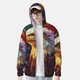 thumbnail image 2 of Balery Geometric American Bald Eagle Sudadera ligera de manga larga con capucha y protección solar UPF 50+ para hombre y mujer, ideal para pesca y running-XX-Large, 2 of 7