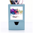 thumbnail image 1 of Houston America City Watercolor Desk Supplies Organizer Pen Holder Card, 1 of 3