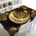 thumbnail image 3 of 2 manteles de comedor con estampado de Eid , 94,5 pulgadas, rectangul, elegante perfecl Manteles Musulmanes, 3 of 8
