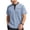 Light Blue, variant on XUNKUSGA Mens T-Shirts Classic Casual Short Sleeve Button Men's Henley Shirt Fashion Summer Lightweight Front Pocket Pullover Top for Work Study,Blue,S