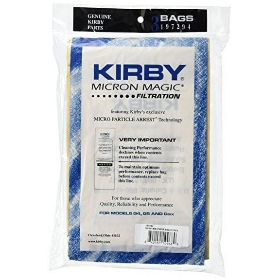 Compatible with Kirby Micron Magic Bag, 197294 by Compatible with Kirby
