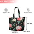 thumbnail image 4 of Pioneer Flower Floral Print Pattern Travel Tote Bags for Women Carry On,Large Weekender Bags for Women Travel,Multi Functional Duffle Bag for Work,Shopping,Sports, 4 of 5