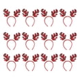 thumbnail image 1 of Qarigey 12 Uds. De diademas navideñas para mujer, clásicas astas de reno, Santa, árbol de Navidad, hebilla para el pelo, diadema encantadora, Accesorio para el cabello Cornamentas rojas de Navidad Qarigey AP013012-17, 1 of 6