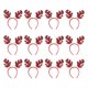 thumbnail image 1 of 12 Uds. De diademas navideñas para mujer y niña, hebilla clásica para el pelo de Reno y Papá Noel, diadema para niños y adultos, accesorios Accesorio para el cabello Cornamentas rojas de Navidad sweethay AP013012-17, 1 of 6