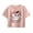 LIGHT PINK, variant on Instant Message - Baseball Mascot - Youth Girls Boxy T-Shirt