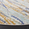 thumbnail image 3 of SAFAVIEH Skyler Hoyt Geometric Area Rug, Gold/Blue Green, 6'7" x 6'7" Round, 3 of 8