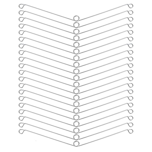 Pack of 20 Stainless Steel Spring Clip Home Accessory for Ceiling Exhaust Fan and Shower Recessed Lighting Trim