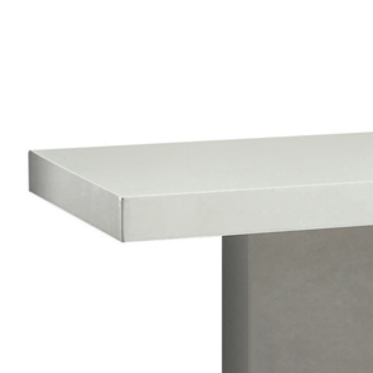 Cogswell 2-shelf TV Console Glossy White Sansujyuku sansujyuku.com