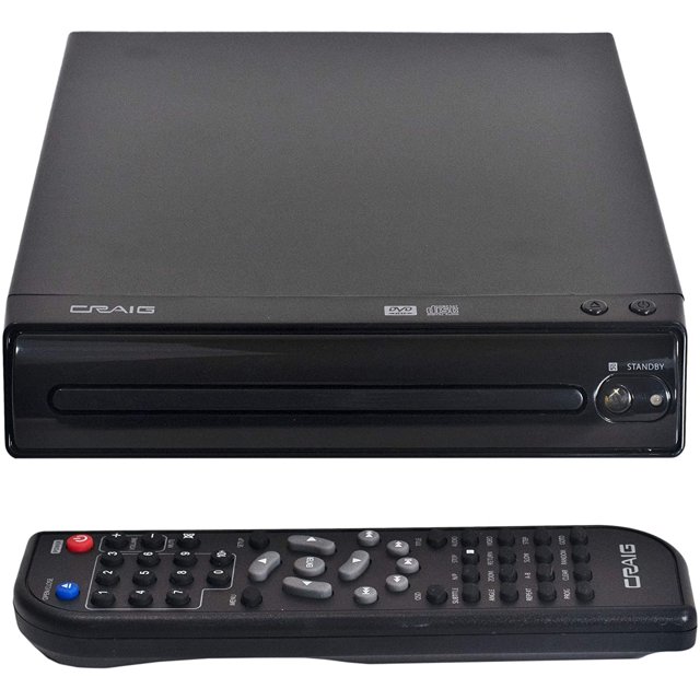 Reproductor de DVD/CD Craig CVD512a DVD-R/RW, JPEG, CD-R/RW con mando a distancia