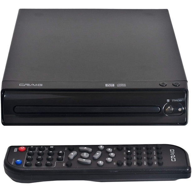 Reproductor de DVD/CD Craig CVD512a DVD-R/RW, JPEG, CD-R/RW con mando a distancia