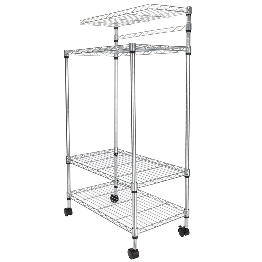 Clearance! Corner Bakers Rack, 4 Tier Heavy Duty Kitchen Storage