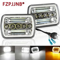 FZPJJNB For Toyota Pickup 1982-1995 Truck 4Runner Pair 5x7" 7x6" LED Headlight DRL,G5