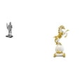 thumbnail image 1 of Escultura de estatua de caballo de caballero vintage, adorno creativo de mesa para entrada, estantería, escritorio de oficina, regalo de inauguración, 1 of 8