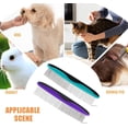 thumbnail image 4 of Peine para mascotas, peine para mascotas, 2 uds., peine de aseo inoxidable para eliminar nudos y enredos, fuera, 4 of 5
