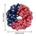 thumbnail image 3 of Clearance! Nomeni Wreath Julys Veterans of and Wreath Fourth for Front Independence Patriotic Door Wreath Decoration & Hangs Home Decor Red, 3 of 6