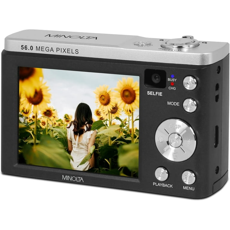 Minolta 56 Mega Pixels Dual Lens Point & Shoot Digital Camera with