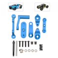 thumbnail image 4 of RC Steering Bellcrank Servo Set, RC Steering Assembly Wearable Aluminum Alloy Upgrade Part  For 1/10 RC Car Red,Dark Blue,Silver, 4 of 8